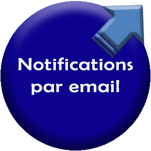 Notifications par email